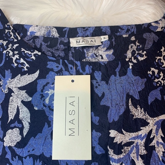 Masai Glinda Tunic Straight Loose in Porcela - Picture 5 of 7